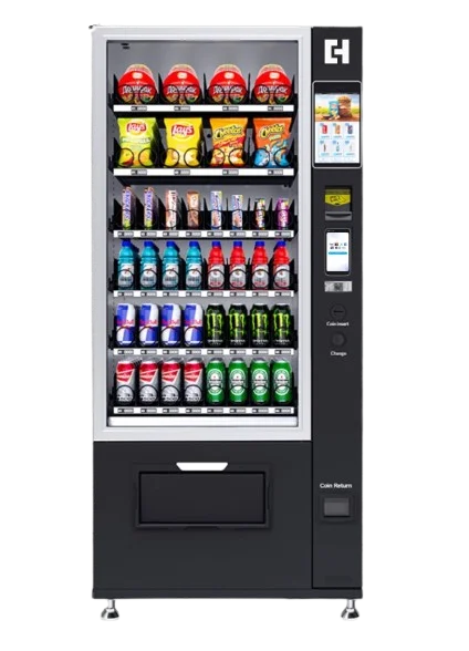 Máquina expendedora de snacks y bebidas en Perú para oficinas y empresas